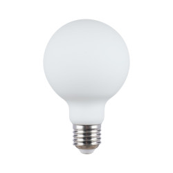 Żarówka LED pojedyncza E27 9W 3000K G80 MILKY 5214-G80-DIM-MILKY-3K biały opalowy Italux
