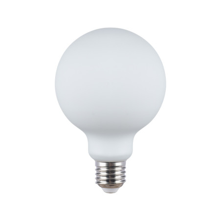 Żarówka LED pojedyncza E27 9W 3000K G95 MILKY 5214-G95-DIM-MILKY-3K biały opalowy Italux