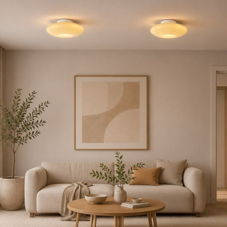 NOWOŚĆ ML2807 Lampa sufitowa Robin Beige 14W LED Milagro