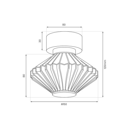 NOWOŚĆ ML2795 Lampa sufitowa / kinkiet Padre Gold 6W LED Milagro