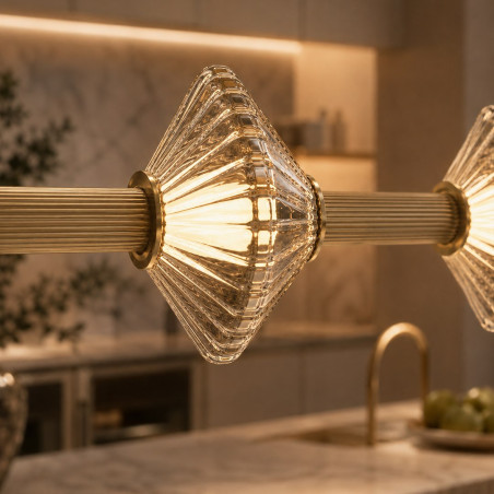 NOWOŚĆ ML2799 Lampa wisząca Padre Gold 18W LED Milagro