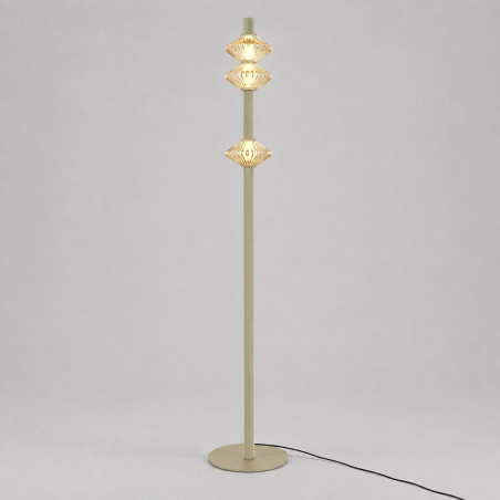 NOWOŚĆ ML2803 Lampa podłogowa Padre Gold 19W LED Milagro