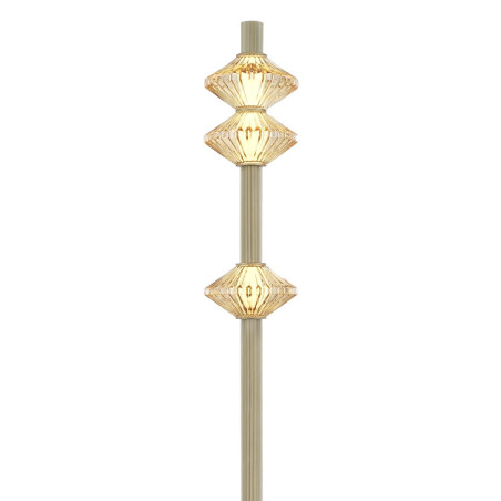 NOWOŚĆ ML2803 Lampa podłogowa Padre Gold 19W LED Milagro