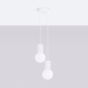 NOWOŚĆ Lampa wisząca HALO 2P białaSL.1971 Sollux