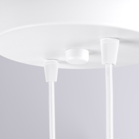 NOWOŚĆ Lampa wisząca HALO 2P białaSL.1971 Sollux