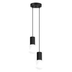 NOWOŚĆ Lampa wisząca HALO 2P czarnaSL.1972 Sollux