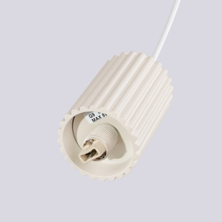 NOWOŚĆ Lampa wisząca HALO 2P beżowaSL.1973 Sollux