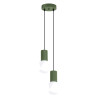 NOWOŚĆ Lampa wisząca HALO 2P zielona oliwkaSL.1974 Sollux