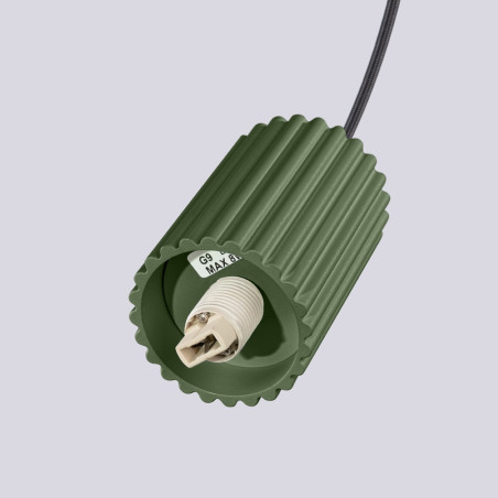 NOWOŚĆ Lampa wisząca HALO 2P zielona oliwkaSL.1974 Sollux