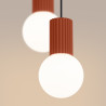 NOWOŚĆ Lampa wisząca HALO 2P ochra czerwonaSL.1975 Sollux