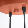 NOWOŚĆ Lampa wisząca HALO 2P ochra czerwonaSL.1975 Sollux