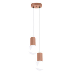 NOWOŚĆ Lampa wisząca HALO 2P moccaSL.1976 Sollux