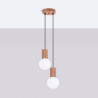 NOWOŚĆ Lampa wisząca HALO 2P moccaSL.1976 Sollux
