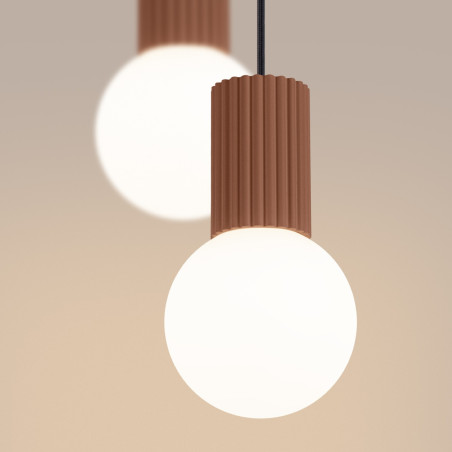 NOWOŚĆ Lampa wisząca HALO 2P moccaSL.1976 Sollux