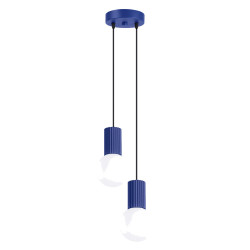 NOWOŚĆ Lampa wisząca HALO 2P ultramarynaSL.1977 Sollux