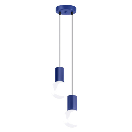 NOWOŚĆ Lampa wisząca HALO 2P ultramarynaSL.1977 Sollux