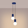 NOWOŚĆ Lampa wisząca HALO 2P ultramarynaSL.1977 Sollux