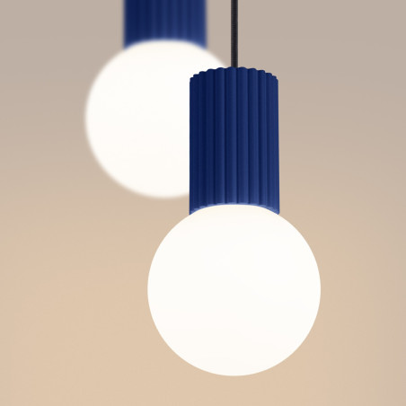 NOWOŚĆ Lampa wisząca HALO 2P ultramarynaSL.1977 Sollux