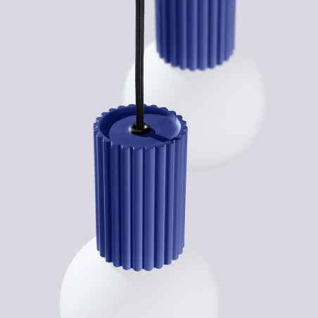 NOWOŚĆ Lampa wisząca HALO 2P ultramarynaSL.1977 Sollux
