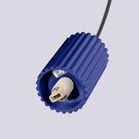 NOWOŚĆ Lampa wisząca HALO 2P ultramarynaSL.1977 Sollux