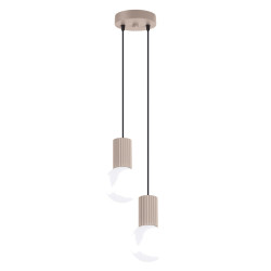 NOWOŚĆ Lampa wisząca HALO 2P taupeSL.1978 Sollux