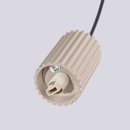 NOWOŚĆ Lampa wisząca HALO 2P taupeSL.1978 Sollux