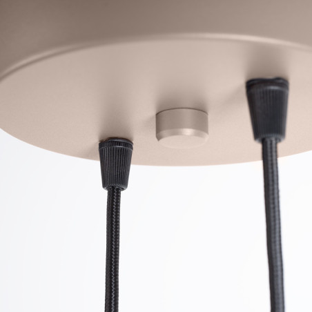 NOWOŚĆ Lampa wisząca HALO 2P taupeSL.1978 Sollux