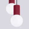 NOWOŚĆ Lampa wisząca HALO 2P burgundSL.1979 Sollux