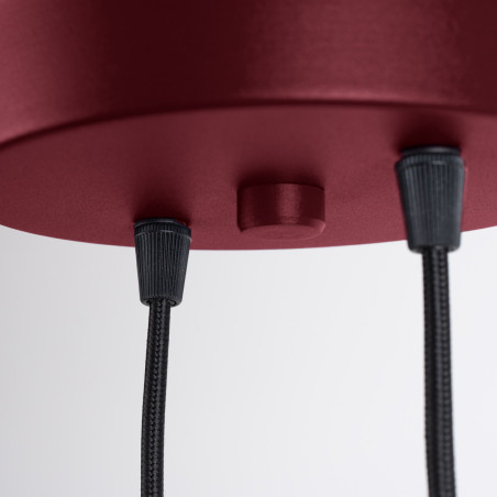 NOWOŚĆ Lampa wisząca HALO 2P burgundSL.1979 Sollux
