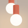 NOWOŚĆ Lampa wisząca HALO 2P brzoskwiniowaSL.1980 Sollux