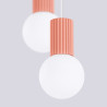 NOWOŚĆ Lampa wisząca HALO 2P brzoskwiniowaSL.1980 Sollux