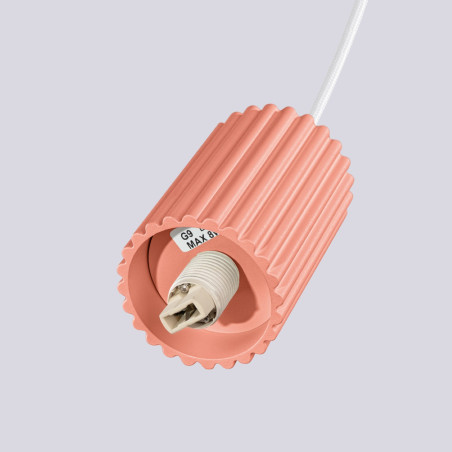 NOWOŚĆ Lampa wisząca HALO 2P brzoskwiniowaSL.1980 Sollux