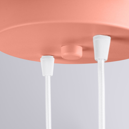NOWOŚĆ Lampa wisząca HALO 2P brzoskwiniowaSL.1980 Sollux