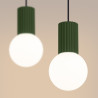 NOWOŚĆ Lampa wisząca HALO 2L zielona oliwkaSL.1984 Sollux