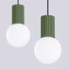 NOWOŚĆ Lampa wisząca HALO 2L zielona oliwkaSL.1984 Sollux