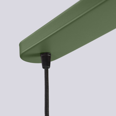NOWOŚĆ Lampa wisząca HALO 2L zielona oliwkaSL.1984 Sollux