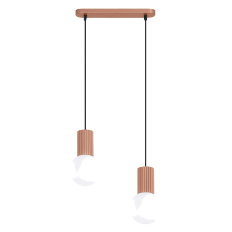 NOWOŚĆ Lampa wisząca HALO 2L moccaSL.1986 Sollux