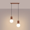 NOWOŚĆ Lampa wisząca HALO 2L moccaSL.1986 Sollux