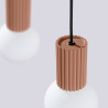 NOWOŚĆ Lampa wisząca HALO 2L moccaSL.1986 Sollux