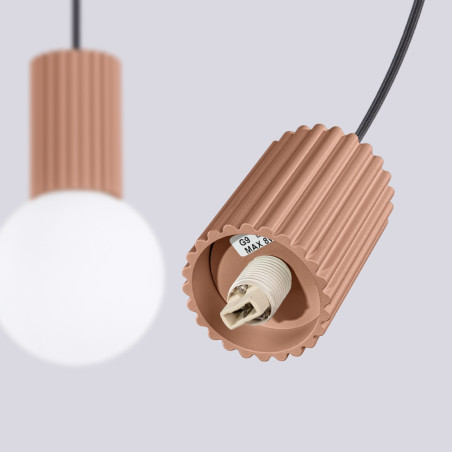 NOWOŚĆ Lampa wisząca HALO 2L moccaSL.1986 Sollux