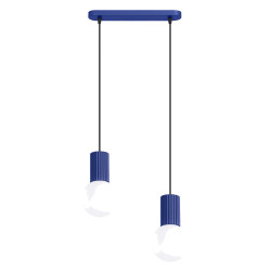 NOWOŚĆ Lampa wisząca HALO 2L ultramarynaSL.1987 Sollux