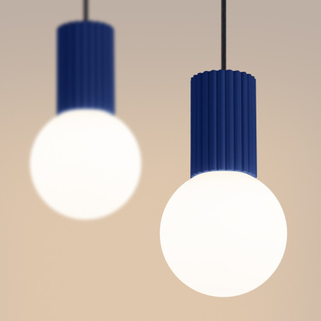 NOWOŚĆ Lampa wisząca HALO 2L ultramarynaSL.1987 Sollux