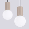 NOWOŚĆ Lampa wisząca HALO 2L taupeSL.1988 Sollux