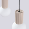 NOWOŚĆ Lampa wisząca HALO 2L taupeSL.1988 Sollux