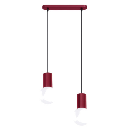 NOWOŚĆ Lampa wisząca HALO 2L burgundSL.1989 Sollux
