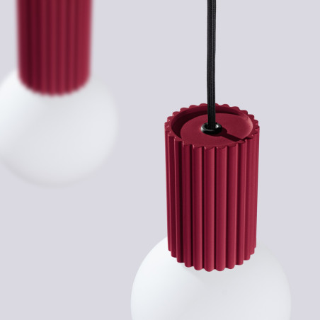 NOWOŚĆ Lampa wisząca HALO 2L burgundSL.1989 Sollux