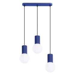 NOWOŚĆ Lampa wisząca HALO 3L ultramarynaSL.1997 Sollux