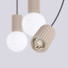 NOWOŚĆ Lampa wisząca HALO 3L taupeSL.1998 Sollux
