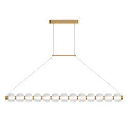 Lampa wisząca szklana złota MOD555PL-L18G3K z serii Amulet - Lampy Maytoni
