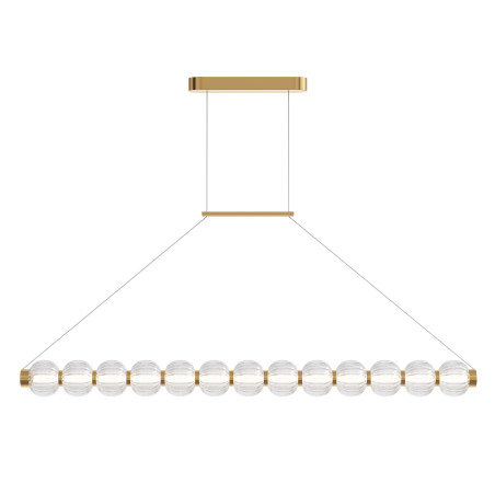 Lampa wisząca szklana złota MOD555PL-L18G3K z serii Amulet - Lampy Maytoni